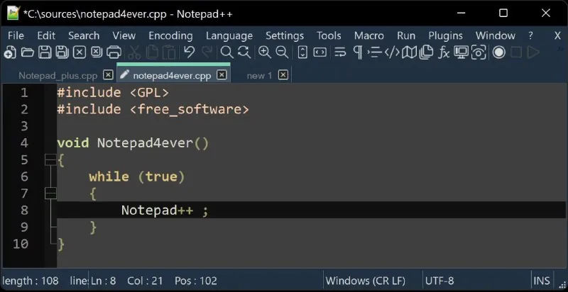 Notepad++-免费代码编辑器net 网络资源