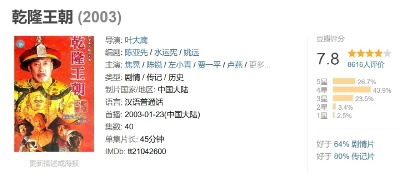 乾隆王朝net 网络资源
