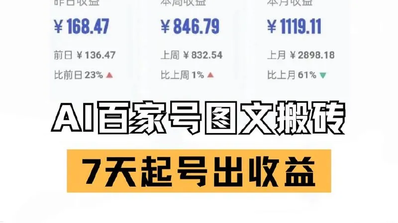 百家号搬砖新玩法AI一键仿写爆文net 网络资源